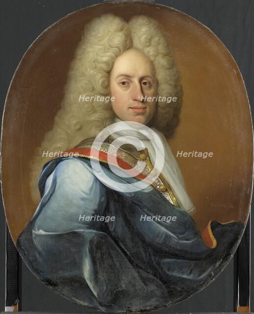 Hieronymus Josephus Boudaen, Lord of St Laurens and Popkensburg, 1700-1750. Creator: Johan George Collasius.