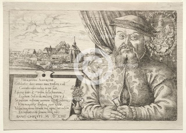 Hieronymus Schurstab, Mayor of Nuremberg, 1554. Creator: Hanns Lautensack (German, 1524-1566).