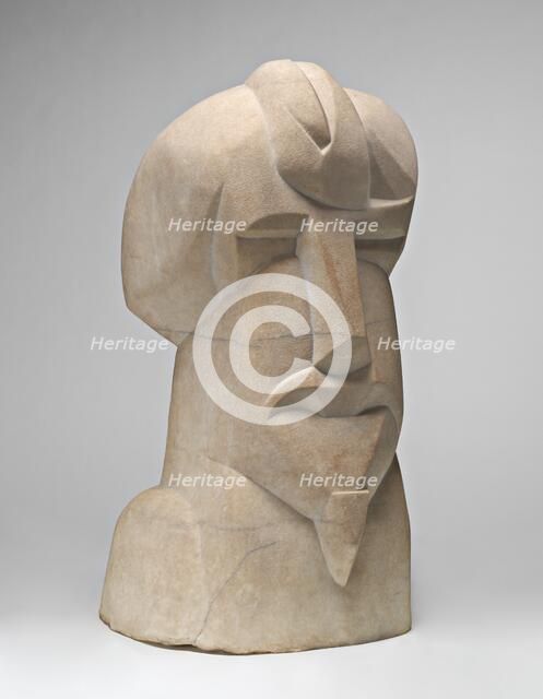 Hieratic Head of Ezra Pound, 1914. Creator: Henri Gaudier-Brzeska.