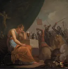 Hierarchy at its Peak at the time of the Crusades, 1784. Creator: Nicolai Abraham Abildgaard