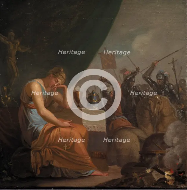 Hierarchy at its Peak at the time of the Crusades, 1784. Creator: Nicolai Abraham Abildgaard.