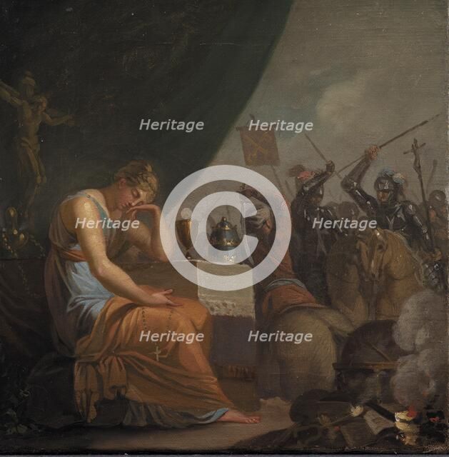 Hierarchy at its Peak at the time of the Crusades, 1784. Creator: Nicolai Abraham Abildgaard.