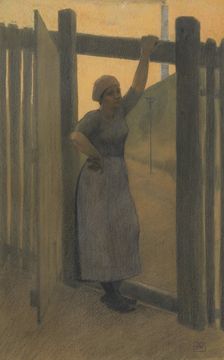 Hiercheuse. Creator: Rassenfosse, Armand (1862-1934)