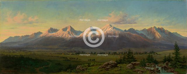 High Tatras, 1887. Creator: Frantisek Klimkovic.