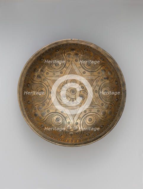 High-Tin Bronze Bowl, present-day Afghanistan, 12th century. Creator: Unknown.