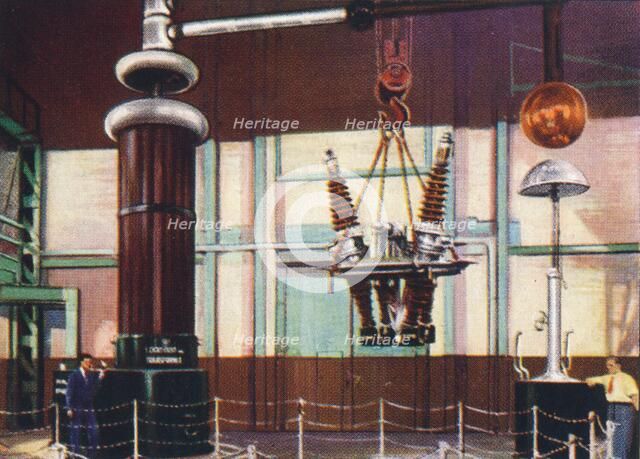 High voltage test house, 1938. Artist: Unknown.
