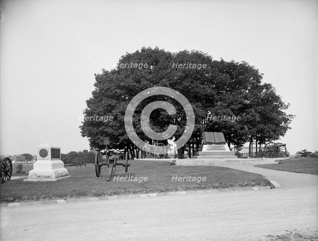 High water mark, Gettysburg, Pa., between 1900 and 1910. Creator: Unknown.
