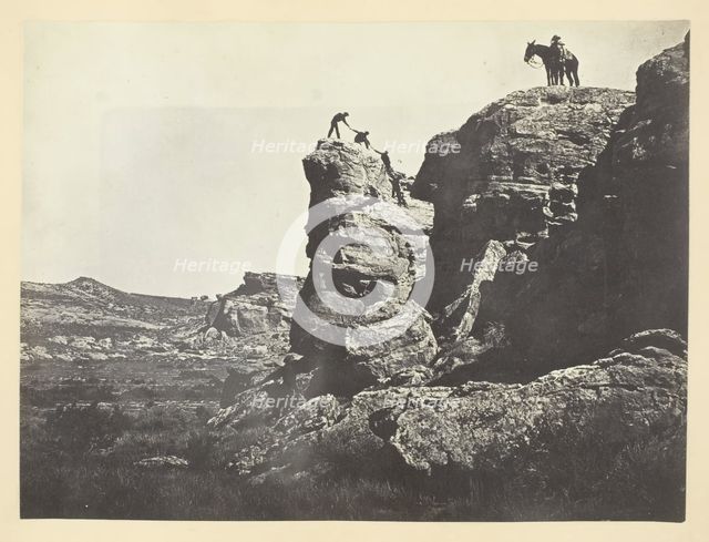 High Bluffs, Black Buttes, 1868/69. Creator: Andrew Joseph Russell.
