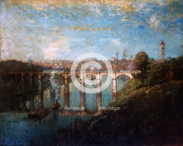 High Bridge, New York, 1905. Creator: Henry Ward Ranger.