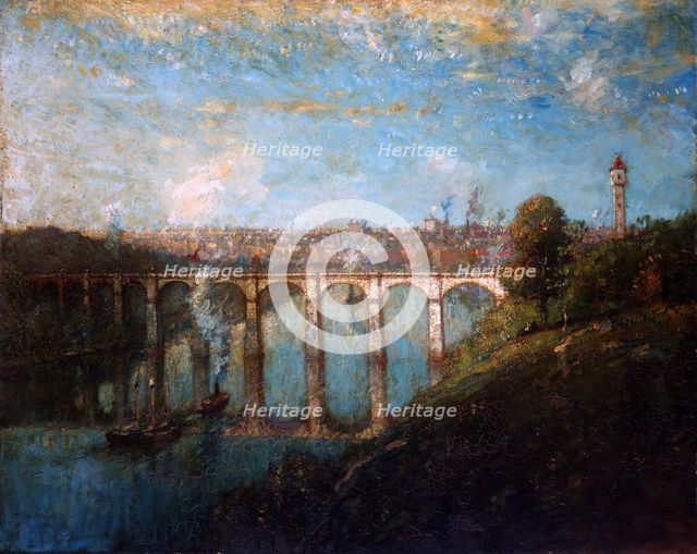 High Bridge, New York, 1905. Creator: Henry Ward Ranger.