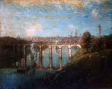 High Bridge, New York, 1905. Creator: Henry Ward Ranger