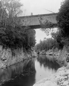 High Bridge, Winooski Gorge, Burlington, Vt., between 1900 and 1906. Creator: Unknown