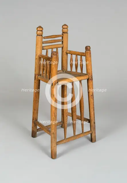 High Chair, 1640/70. Creator: Unknown.