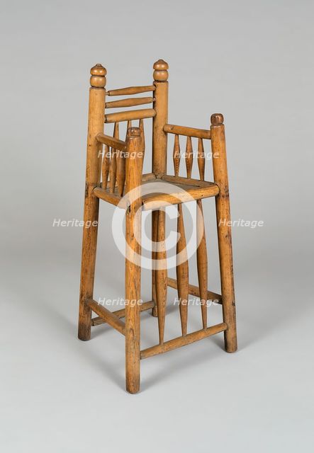 High Chair, 1640/70. Creator: Unknown.