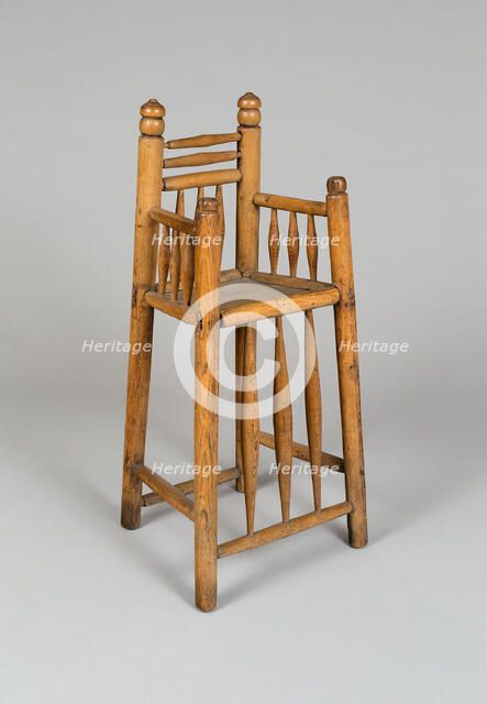 High Chair, 1640/70. Creator: Unknown.