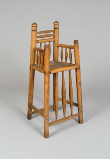 High Chair, 1640/70. Creator: Unknown