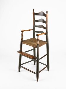 High Chair, 1740/75. Creator: Unknown