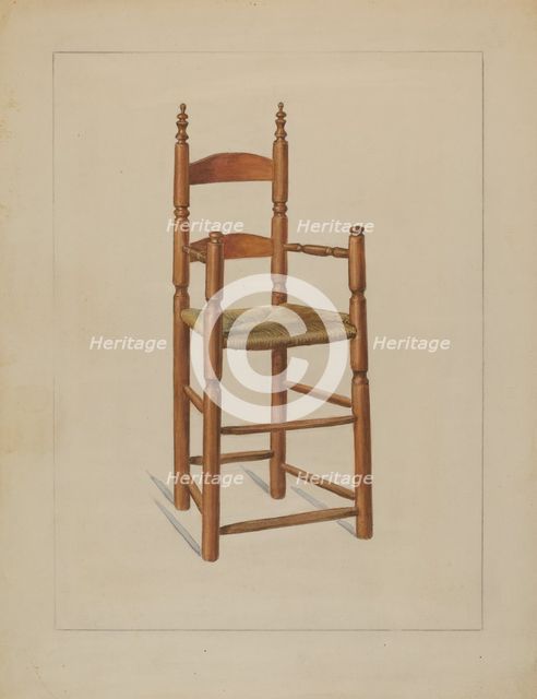High Chair, c. 1936. Creator: Elizabeth Curtis.
