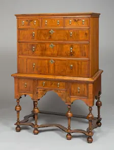 High Chest of Drawers, 1700/30. Creator: Unknown