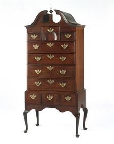 High Chest of Drawers, 1750/70. Creator: Unknown