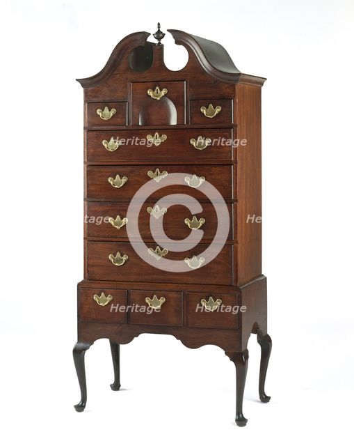 High Chest of Drawers, 1750/70. Creator: Unknown.