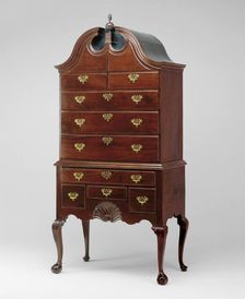 High Chest of Drawers, 1755/85. Creator: John Goddard
