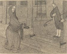 High-Class, 1906. Creator: Ernst Barlach