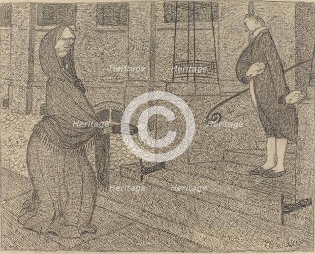 High-Class, 1906. Creator: Ernst Barlach.