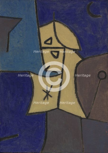 High Guardian (Hoher Wächter), 1940. Artist: Klee, Paul (1879-1940)