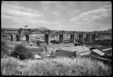 High Level Bridge, Newcastle Upon Tyne, Tyne & Wear, c1955-c1980. Creator: Ursula Clark