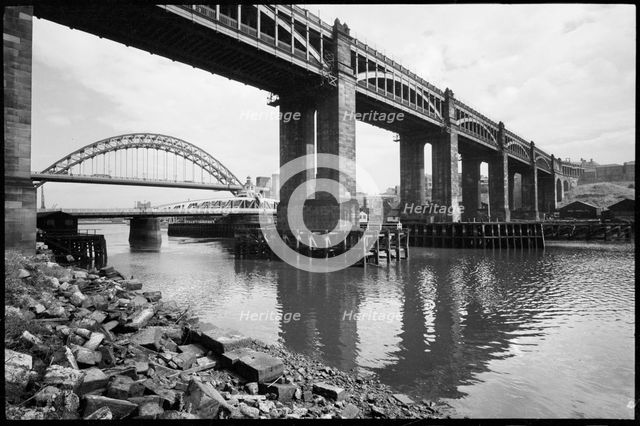 High Level Bridge, Newcastle Upon Tyne, c1955-c1980. Creator: Ursula Clark.