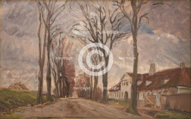 High road at Vintappergården, 1902. Creator: Albert Gottschalk.