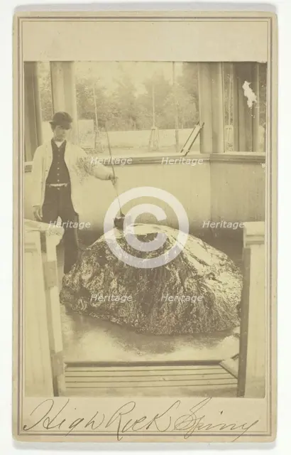 High Rock Spring, c. 1865. Creator: Deloss Barnum.