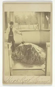 High Rock Spring, c. 1865. Creator: Deloss Barnum
