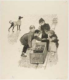 High society!, January 1894. Creator: Theophile Alexandre Steinlen