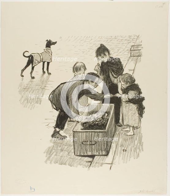 High society!, January 1894. Creator: Theophile Alexandre Steinlen.