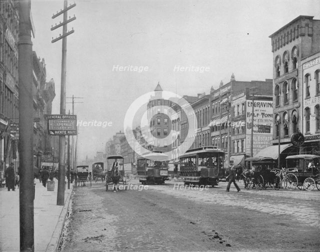 'High Street, Columbus. Ohio', c1897. Creator: Unknown.