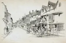 High Street, Canterbury, Kent, 1892-1933. Artist: Charles George Harper