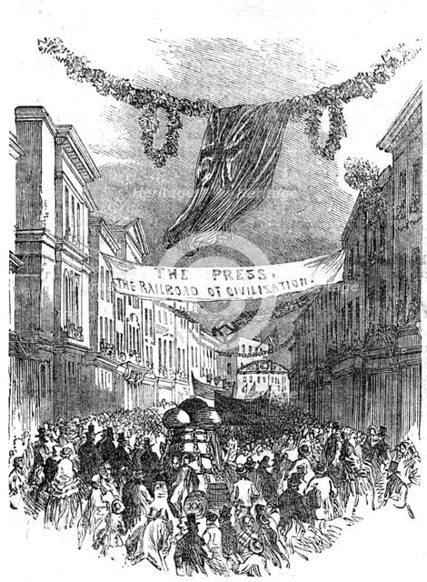 High-Street, Barnstaple, 1854. Creator: Unknown.
