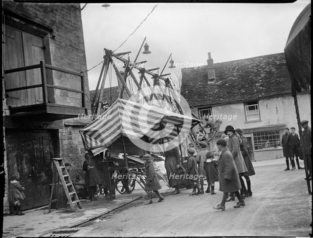 High Street, Burford, West Oxfordshire, Oxfordshire, 1924. Creator: Katherine Jean Macfee.