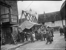 High Street, Burford, West Oxfordshire, Oxfordshire, 1924. Creator: Katherine Jean Macfee