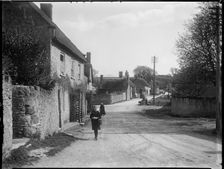 High Street, Burton Bradstock, West Dorset, Dorset, 1922. Creator: Katherine Jean Macfee