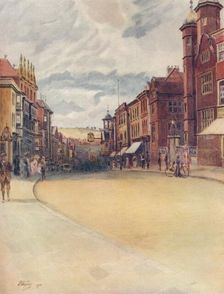 High Street, Guildford 1911, (1914). Artist: James S Ogilvy