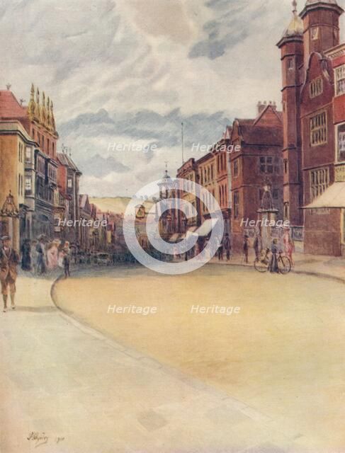 'High Street, Guildford', 1911, (1914). Artist: James S Ogilvy.