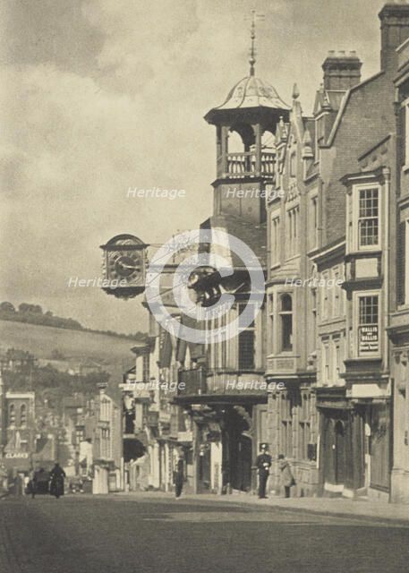 High Street, Guildford, Surrey. From the album: Photograph album - England, 1920s. Creator: Harry Moult.