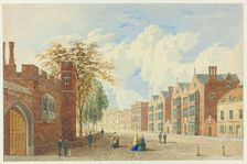 High Street, Eton, c. 1845. Creator: George Pyne