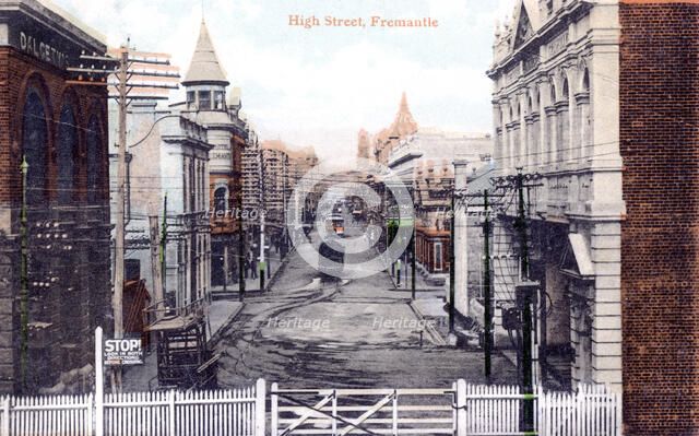 High Street, Fremantle, Australia, c1900s. Artist: Unknown