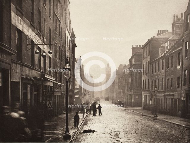 High Street From College Open (#4), Printed 1900. Creator: Thomas Annan.