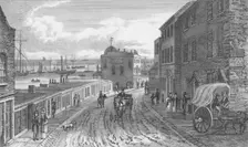 High Street & Front of Bathing Houses 1820. Artist: John Shury
