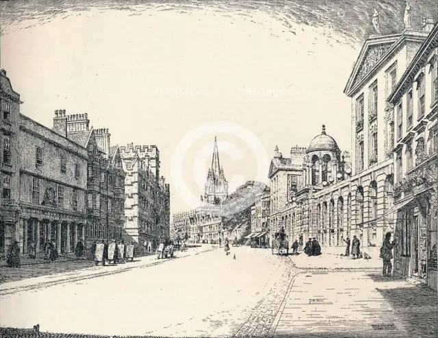 'High Street, Oxford', 1905. Artist: Edmund Hort New.